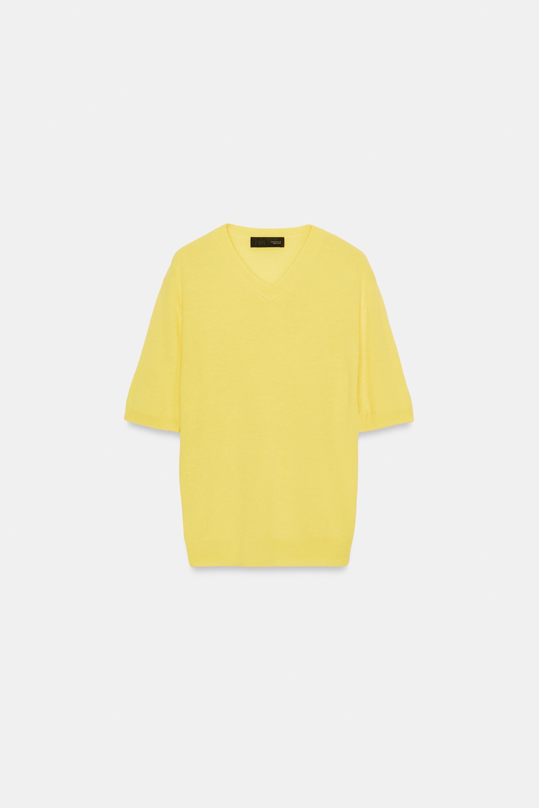 100% WOOL SHORT SLEEVE JUMPER